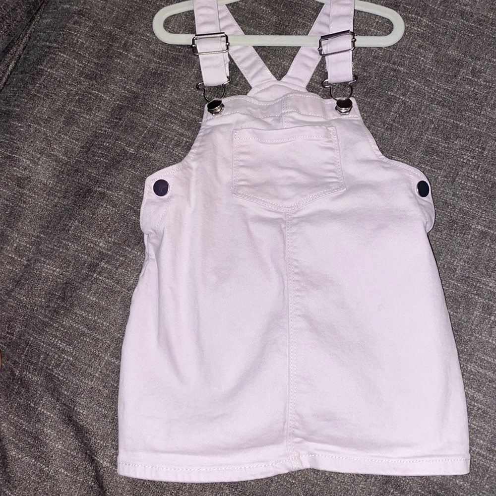 Denim overall dress